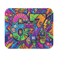 67 Meme Gaming Mouse Pad — Neon Meme Streamer Desk Mat (Press F, Poggers)