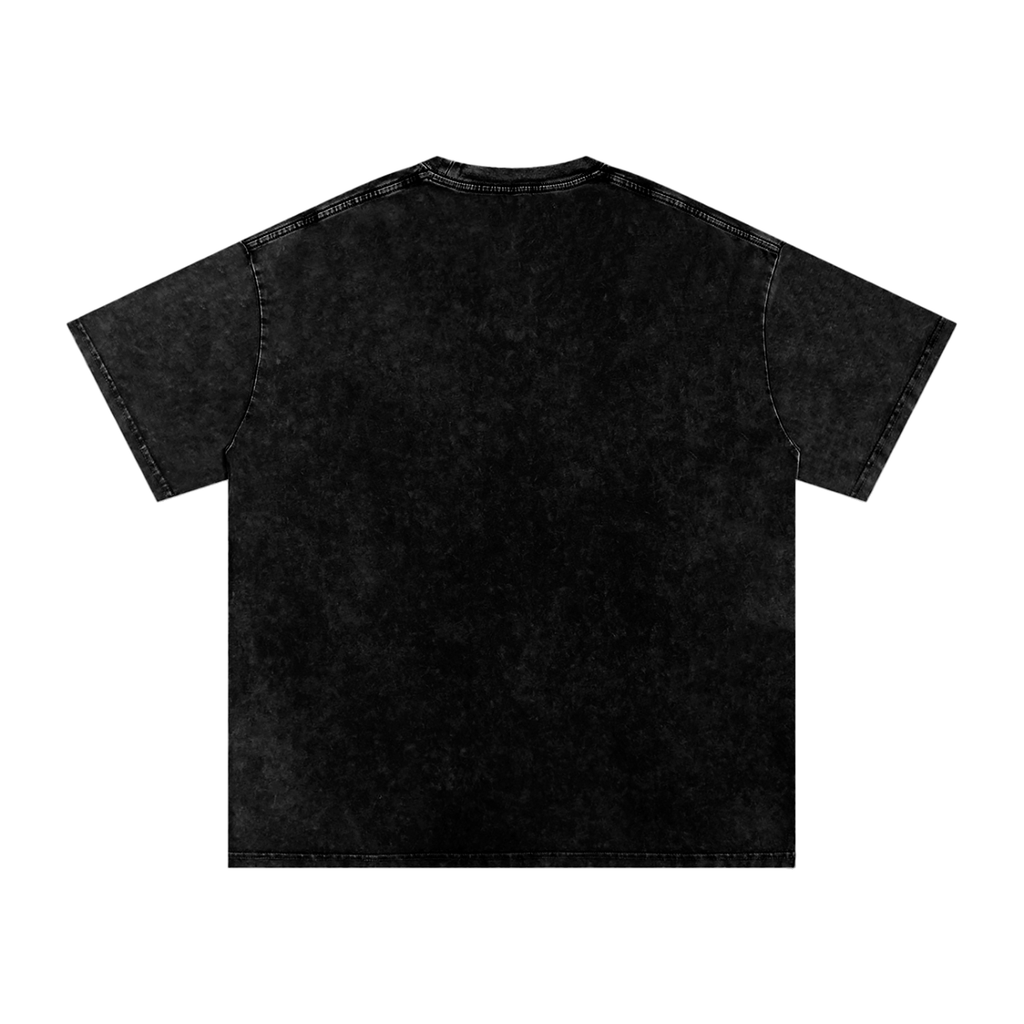 "67 Kid" Snow Washed Oversized Cotton T-Shirt